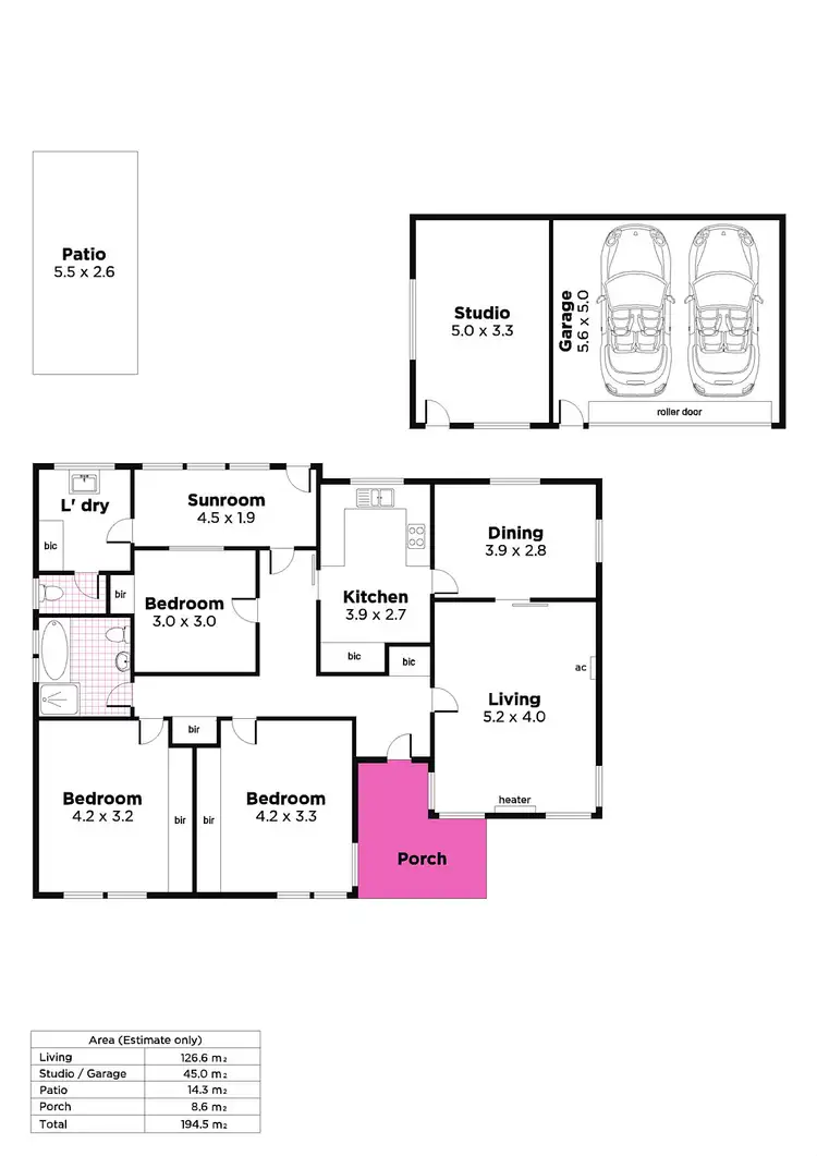 Floorplan of Homely house listing, 40 Oleander Street West, South Brighton SA 5048