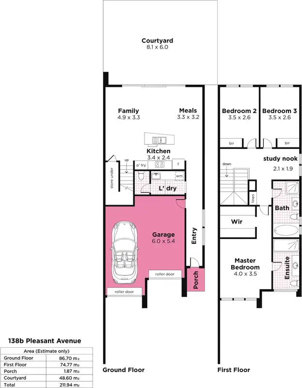 Floorplan of Homely house listing, 138B Pleasant Avenue, South Plympton SA 5038