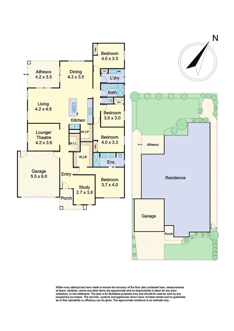 Floorplan of Homely house listing, 4 Lexington Avenue, Doreen VIC 3754