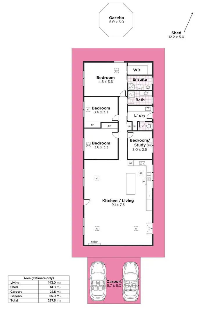 Floorplan of Homely house listing, 84 Darby Lane, Echunga SA 5153