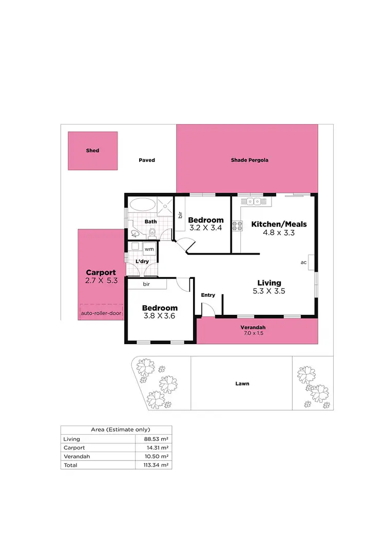 Floorplan of Homely house listing, 7 Minnie Street, West Croydon SA 5008