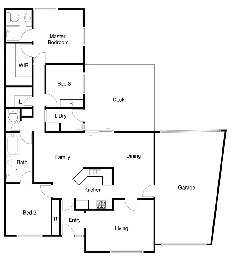 Floorplan of Homely house listing, 13 Kindler Place, Monash ACT 2904