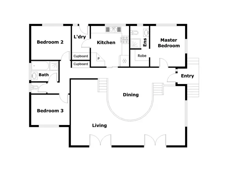 Floorplan of Homely house listing, 36 Gurr Street, Calwell ACT 2905