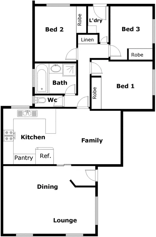 Floorplan of Homely house listing, 19 Brockway Circuit, Banks ACT 2906