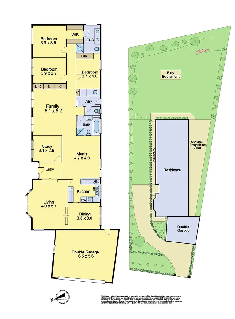 Floorplan of Homely house listing, 22 Leane Drive, Eltham VIC 3095