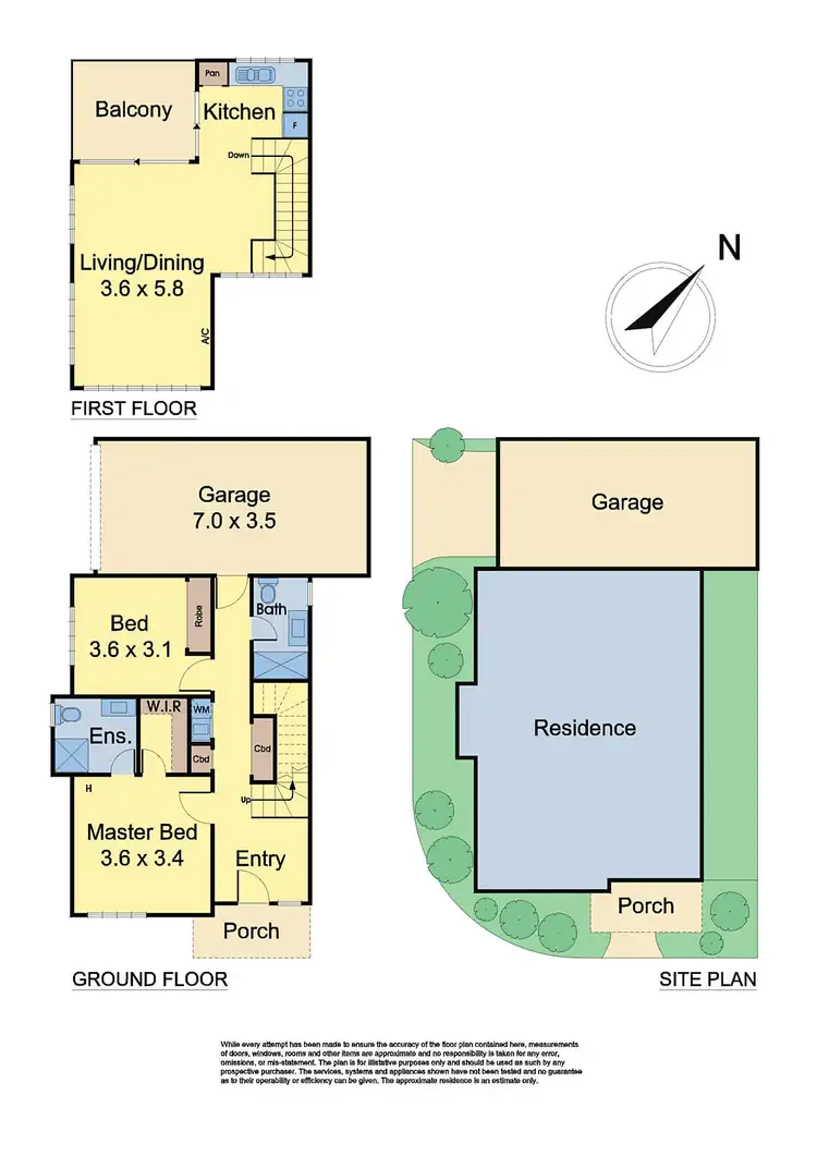 Floorplan of Homely townhouse listing, 7 Alphie Way, Doreen VIC 3754