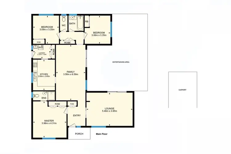 Floorplan of Homely house listing, 119 Darwinia Terrace, Rivett ACT 2611