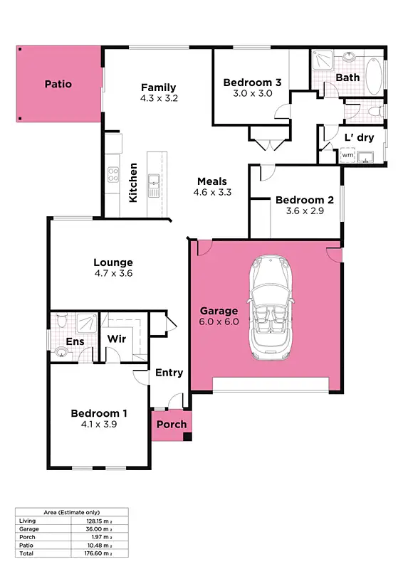 Floorplan of Homely house listing, Address available on request