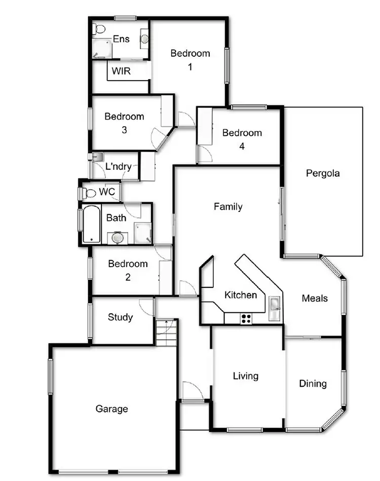 Floorplan of Homely house listing, Address available on request