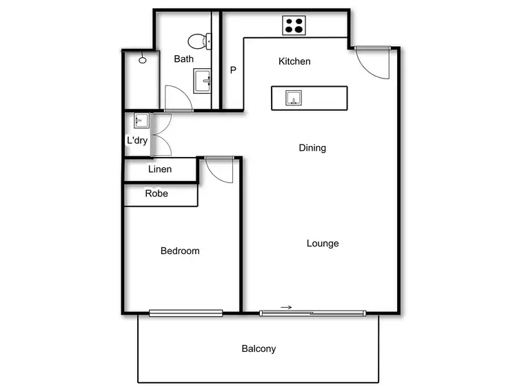 Floorplan of Homely unit listing, 202/142 Anketell Street, Greenway ACT 2900