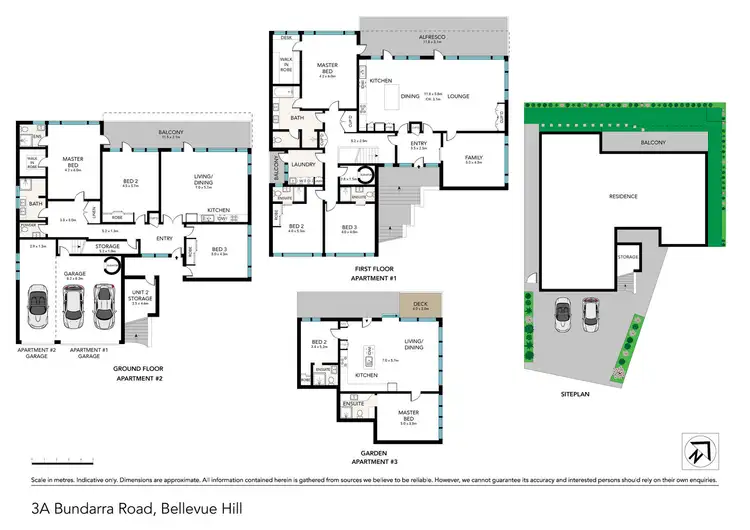 Floorplan of Homely block of units listing, 3A Bundarra Road, Bellevue Hill NSW 2023