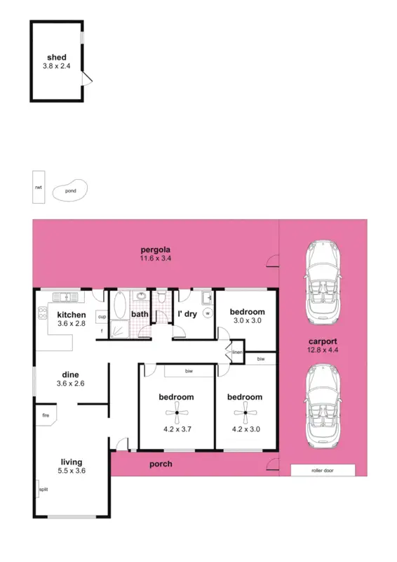 Floorplan of Homely house listing, 37 Maidos Grove, Valley View SA 5093