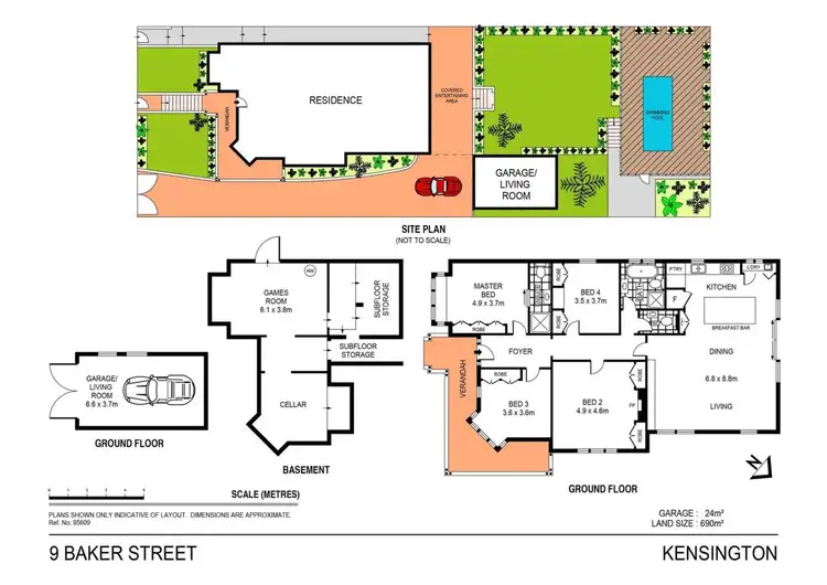 Floorplan of Homely house listing, 9 Baker Street, Kensington NSW 2033