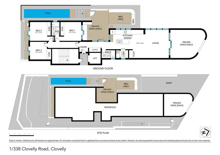 Floorplan of Homely apartment listing, 1/338 Clovelly Road, Clovelly NSW 2031