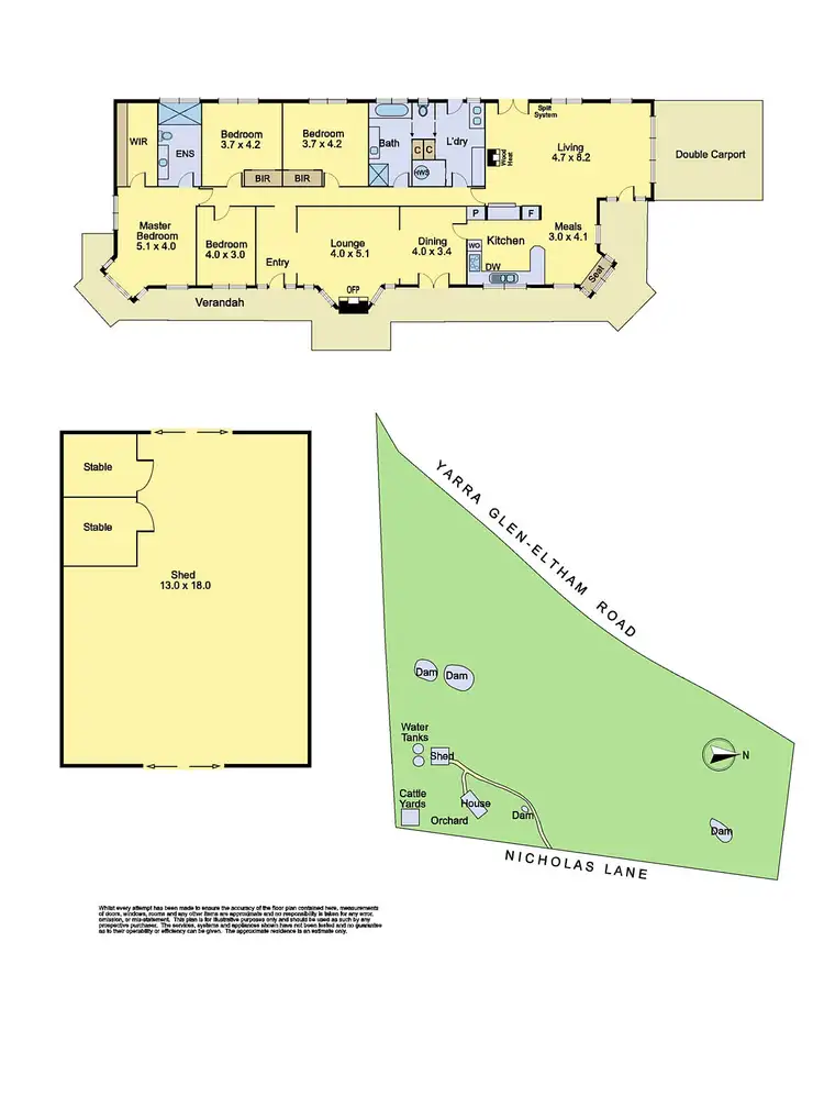 Floorplan of Homely house listing, 175 Nicholas Lane, Kangaroo Ground VIC 3097