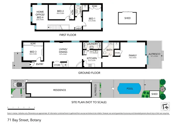 Floorplan of Homely house listing, 71 Bay Street, Botany NSW 2019