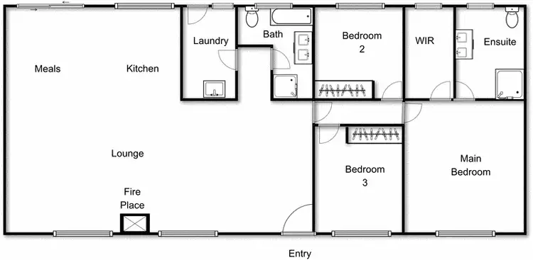 Floorplan of Homely house listing, 8 Wilson Street, Braidwood NSW 2622