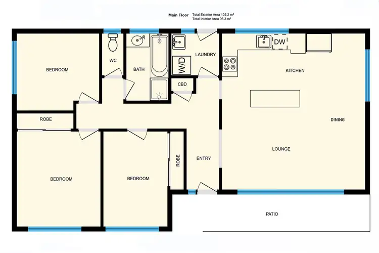 Floorplan of Homely house listing, 84 Carruthers Street, Curtin ACT 2605