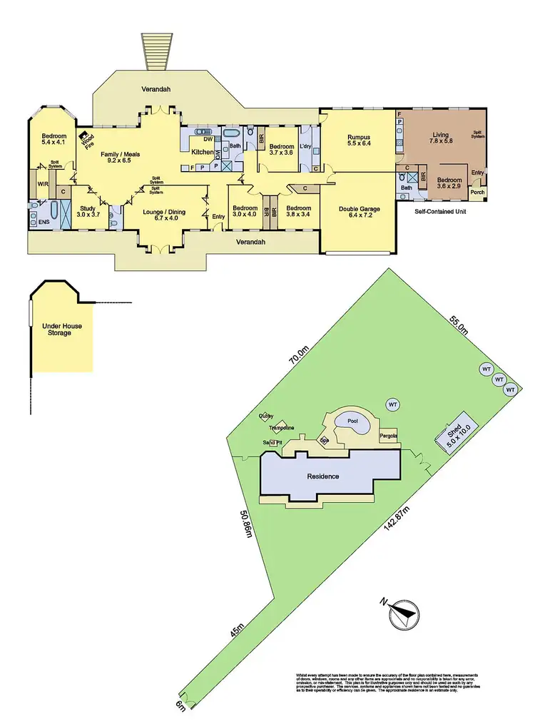 Floorplan of Homely house listing, 68 Rosehill Road, Lower Plenty VIC 3093