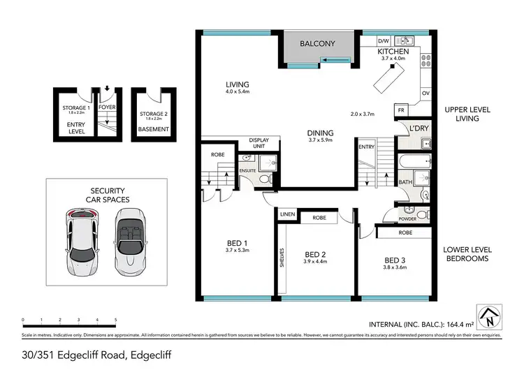 Floorplan of Homely apartment listing, 30/351 Edgecliff Road, Edgecliff NSW 2027