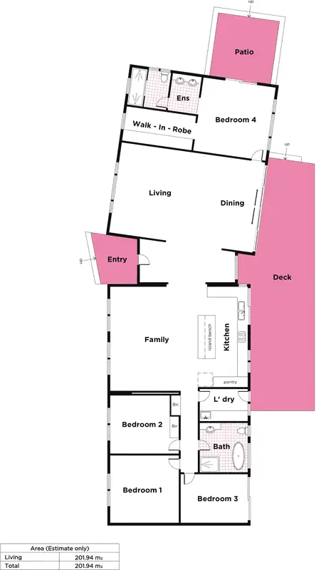 Floorplan of Homely house listing, 2 Devonshire Road, Heathfield SA 5153