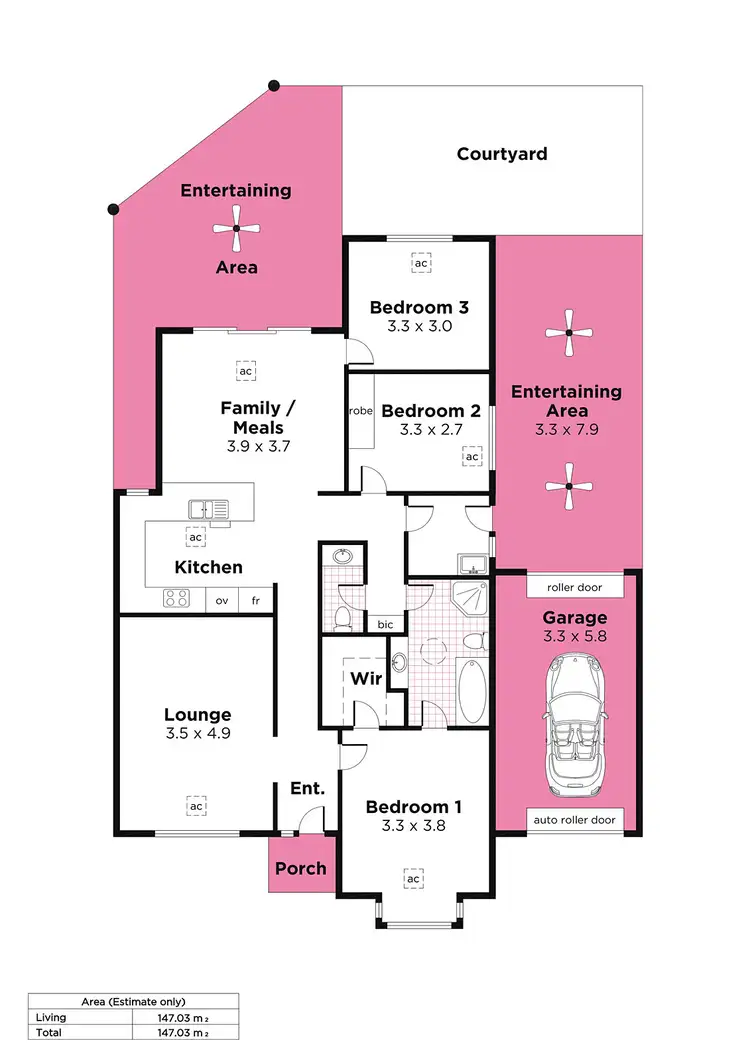 Floorplan of Homely house listing, 6 Saratoga Avenue, Warradale SA 5046