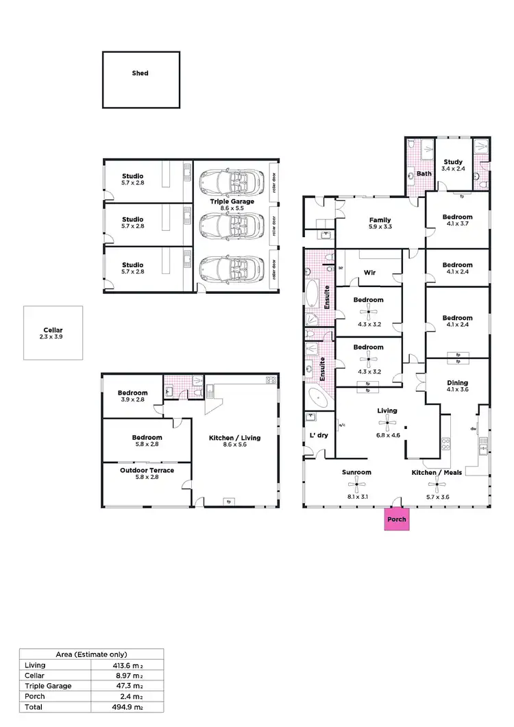 Floorplan of Homely house listing, 126 Esplanade, Semaphore SA 5019