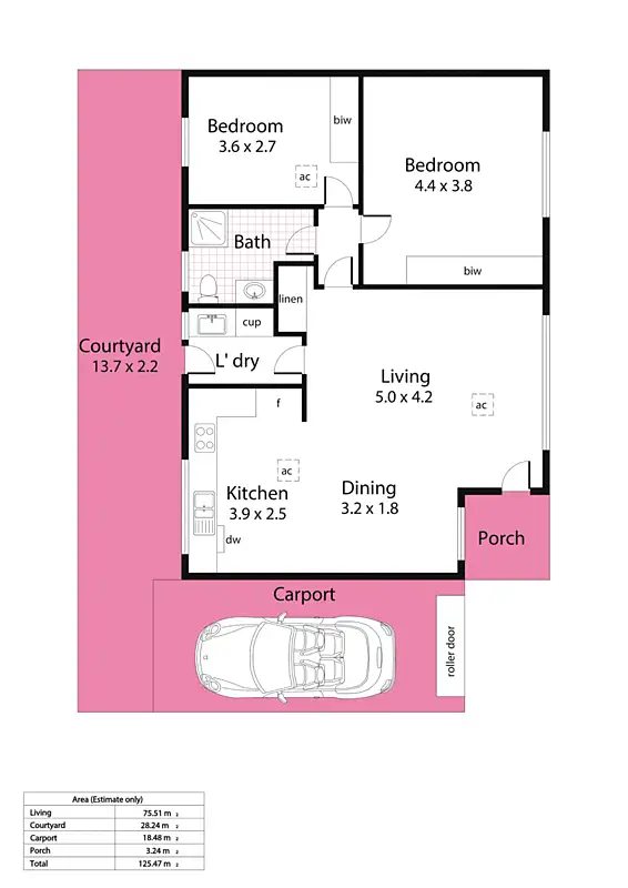 Floorplan of Homely unit listing, 4/16 Commercial Road, Hyde Park SA 5061
