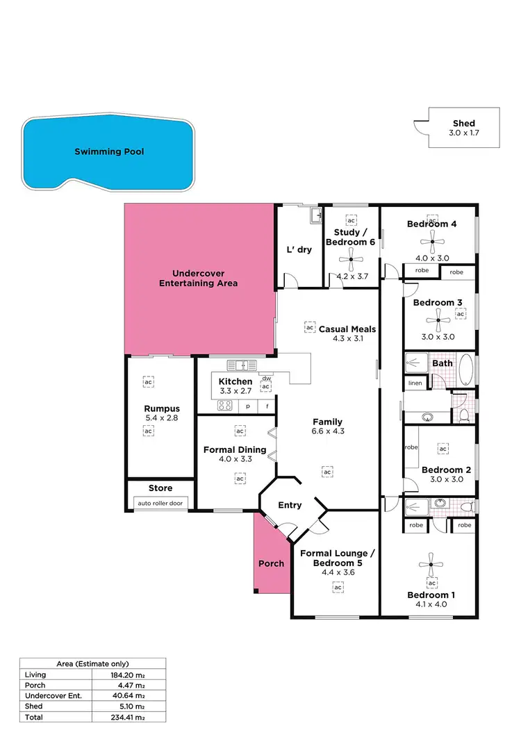 Floorplan of Homely house listing, 38 Cooinda Crescent, Athelstone SA 5076
