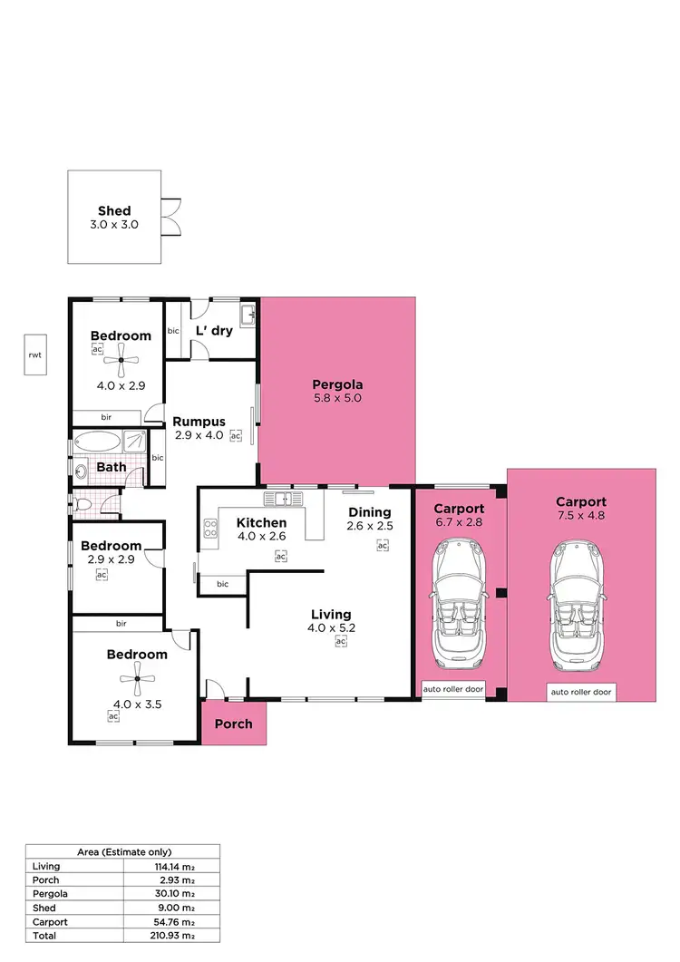 Floorplan of Homely house listing, 31 Doxiadis Street, St Agnes SA 5097