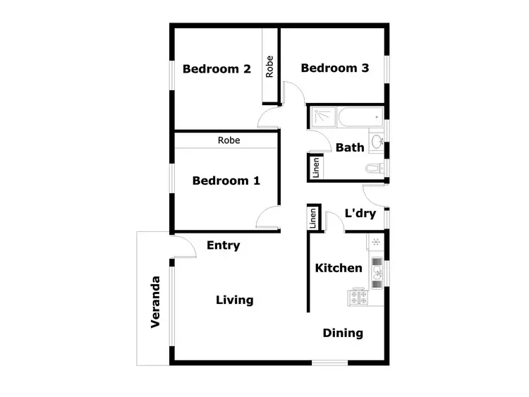 Floorplan of Homely house listing, 5 Steele Street, Hackett ACT 2602