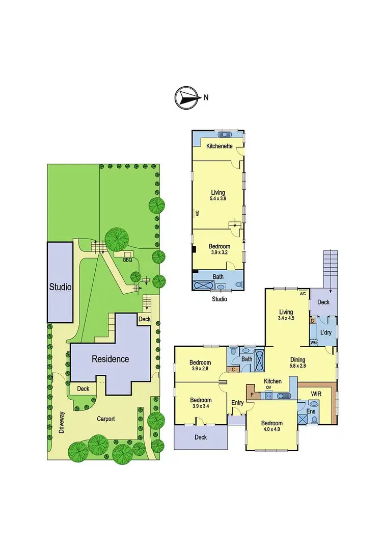 Floorplan of Homely house listing, 22 Bruce Street, Diamond Creek VIC 3089