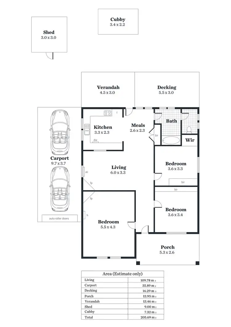 Floorplan of Homely house listing, 108 Day Terrace, West Croydon SA 5008