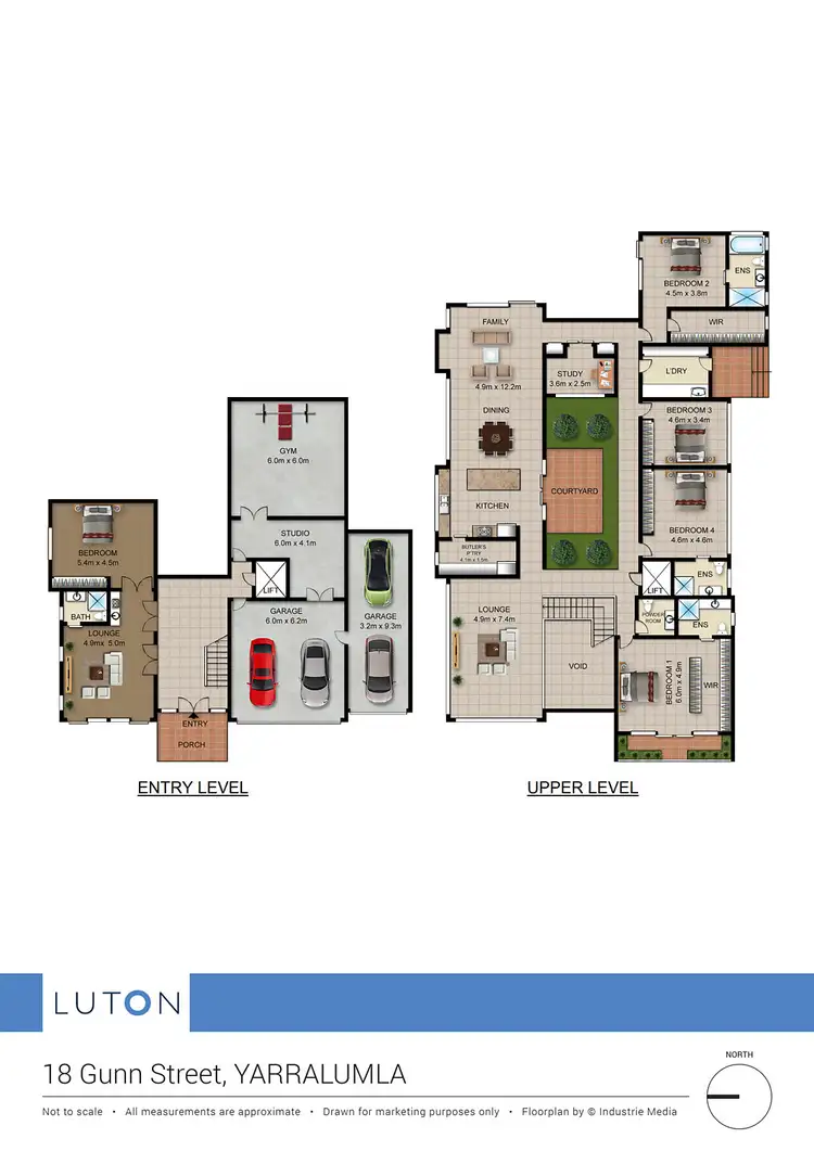 Floorplan of Homely house listing, 18 Gunn Street, Yarralumla ACT 2600