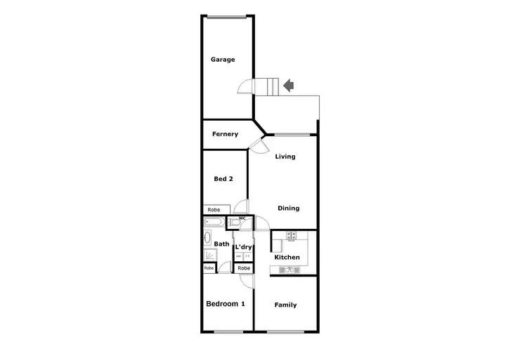 Floorplan of Homely townhouse listing, 6/15 Mansfield Place, Phillip ACT 2606