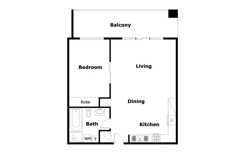 Floorplan of Homely unit listing, 76/140 Anketell Street, Greenway ACT 2900