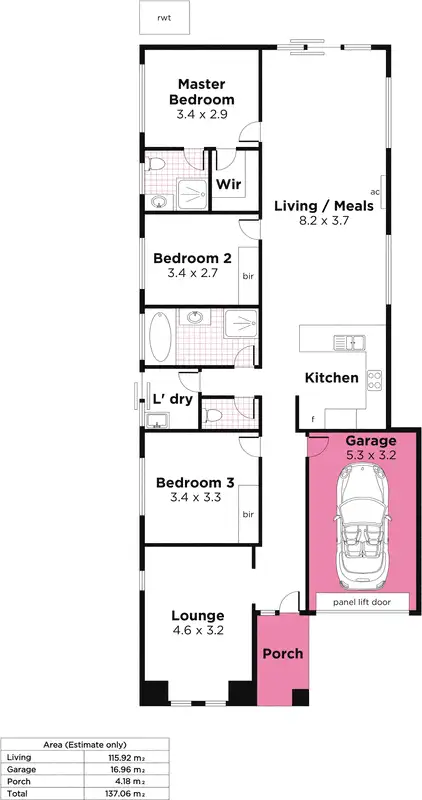 Floorplan of Homely house listing, 30 Jarrah Drive, Munno Para West SA 5115