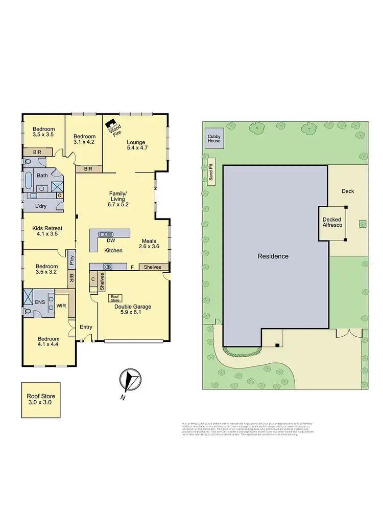 Floorplan of Homely house listing, 5 Inlander Way, Doreen VIC 3754