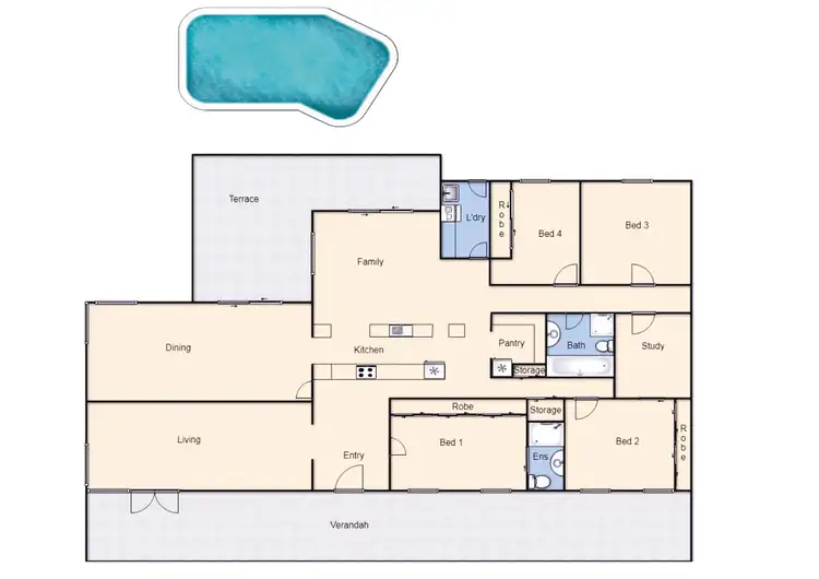 Floorplan of Homely house listing, 35 Mawson Drive, Mawson ACT 2607