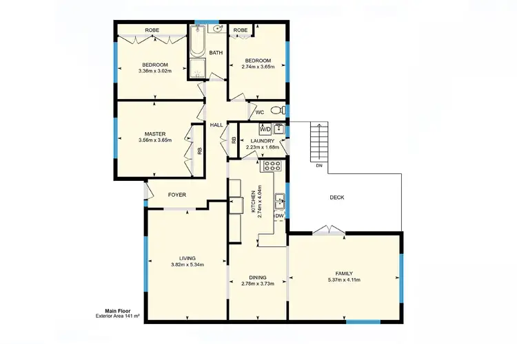 Floorplan of Homely house listing, 22 Nullagine Street, Fisher ACT 2611