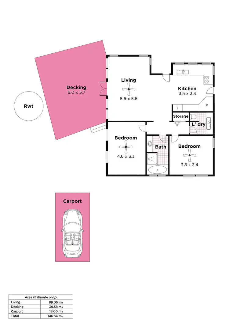 Floorplan of Homely house listing, 2/32 Brookside Road, Darlington SA 5047
