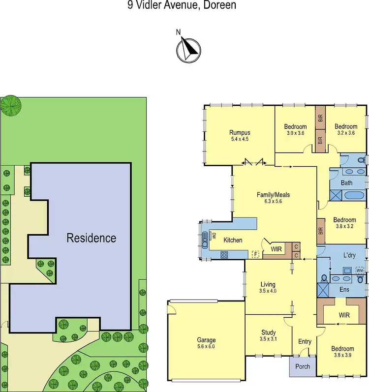 Floorplan of Homely house listing, 9 Vidler Avenue, Doreen VIC 3754