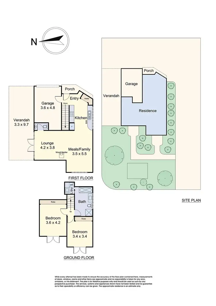 Floorplan of Homely townhouse listing, 1/6 Macaulay Court, Eltham VIC 3095