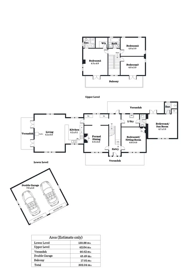 Floorplan of Homely house listing, 4 The Crescent, Crafers SA 5152