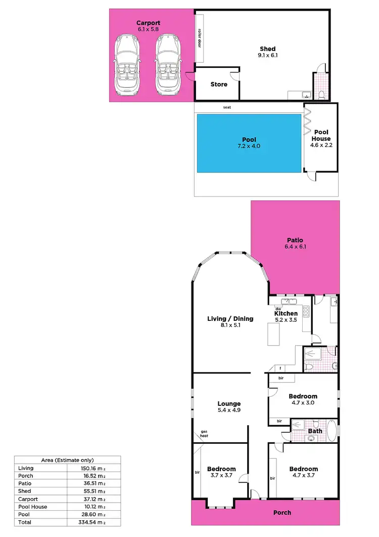 Floorplan of Homely house listing, 27 Winston Avenue, Cumberland Park SA 5041