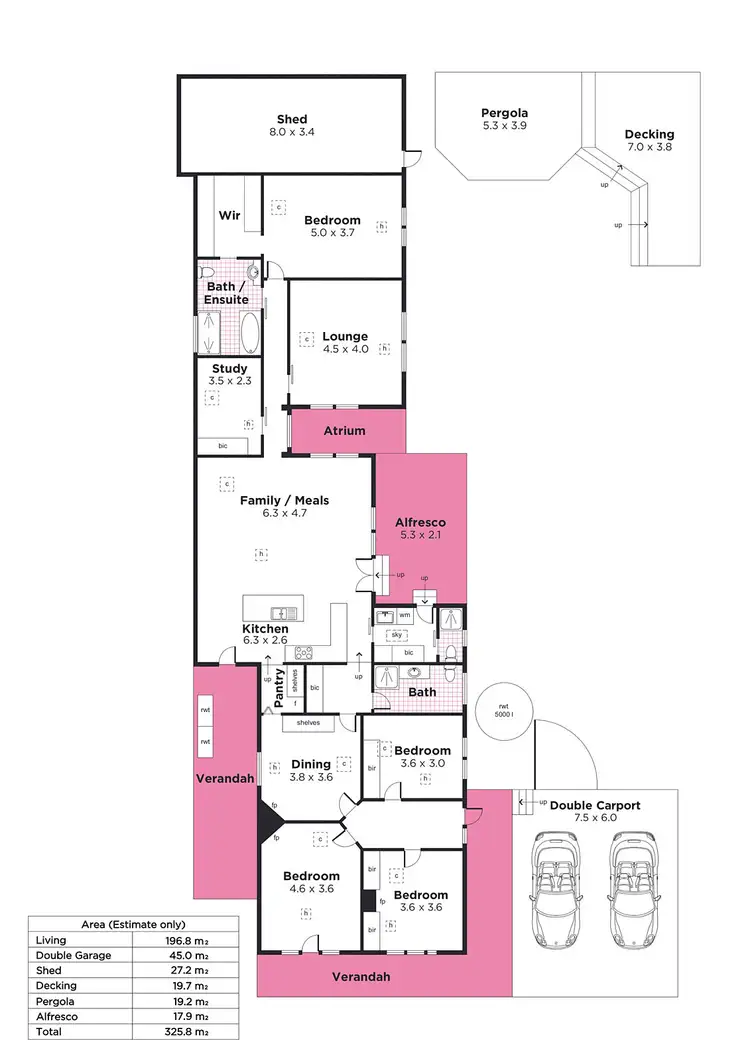 Floorplan of Homely house listing, 63 Rose Street, Prospect SA 5082