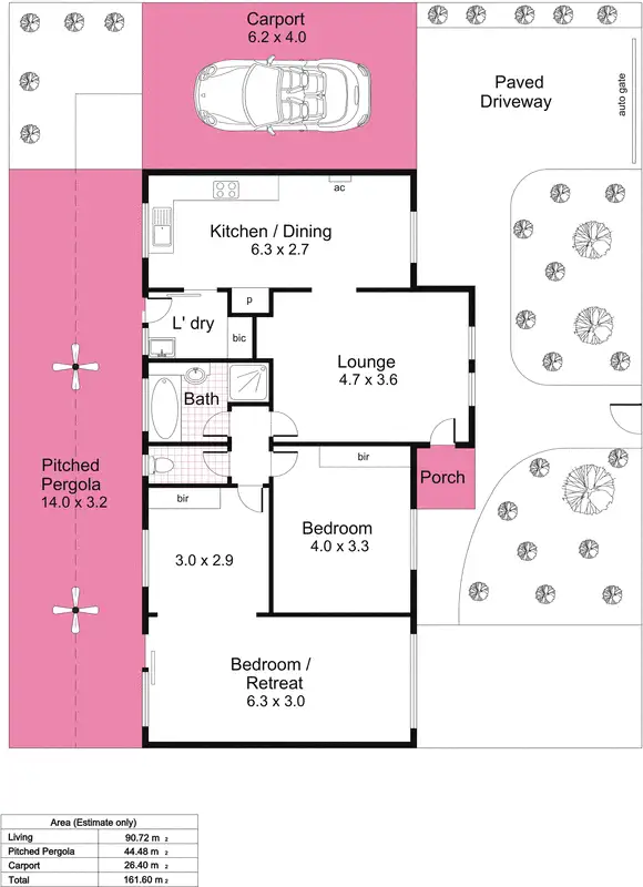 Floorplan of Homely unit listing, 2/2 Dollman Street, Goodwood SA 5034