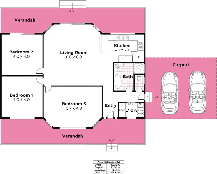 Floorplan of Homely house listing, 23 Moonta Road, Moonta Bay SA 5558
