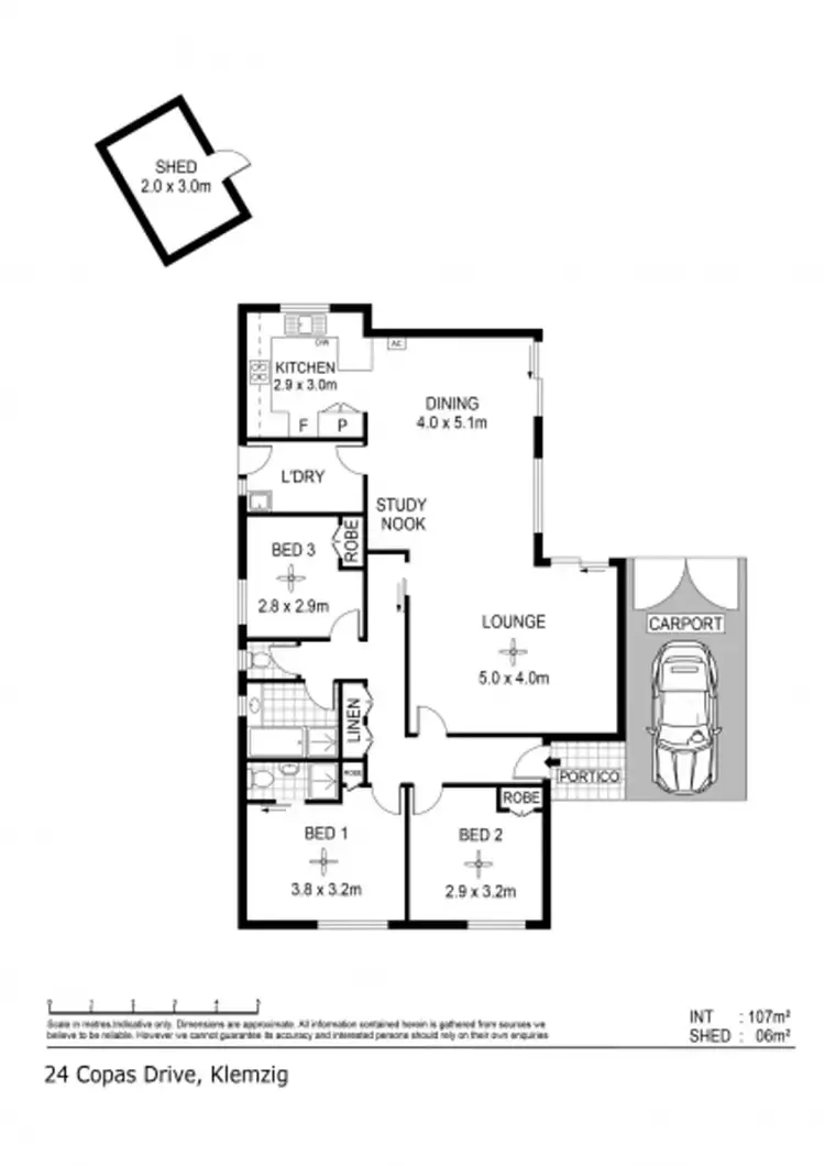 Floorplan of Homely house listing, 24 Copas Drive, Klemzig SA 5087