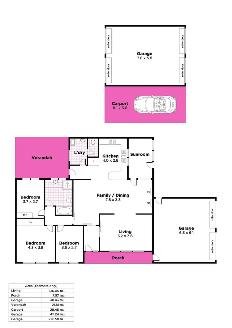 Floorplan of Homely house listing, 12 Garrod Crescent, Stirling SA 5152